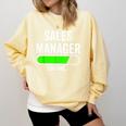 Sales Manager Loading Graduation Graduate New Job Comfort Colors Sweatshirt Butter