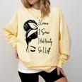 I Came I Saw I Had Anxiety So I Left Messy Bun Introvert Comfort Colors Sweatshirt Butter I Came I Saw I Had Anxiety So I Left Messy Bun Introvert Comfort Colors Sweatshirt Butter