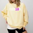 Senior 2018 TShirt Graduation Class Of 2018 Tee Shirt Comfort Colors Sweatshirt Butter