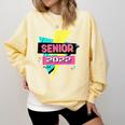 Senior 2022 Graduation Class Of 2022 Retro 90's Graduation Comfort Colors Sweatshirt Butter