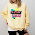 Senior 2023 Graduation Class Of 2023 Retro 90's Graduation Comfort Colors Sweatshirt Butter