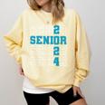 Senior 2024 Graduation Class Of 2024 Senior Boys Girls Comfort Colors Sweatshirt Butter