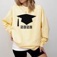 SENIOR 2025 Cute Graduation Class Of 2025 Graduate Comfort Colors Sweatshirt Butter