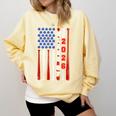 Senior 2026 Baseball American Flag Class Of 2026 Graduation Comfort Colors Sweatshirt Butter