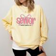 Senior 2026 Coquette Pink Bow Graduation 2026 Class Of 2026 Comfort Colors Sweatshirt Butter