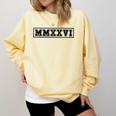 Senior 2026 MMXXVI Graduate Class Of 2026 Graduation Comfort Colors Sweatshirt Butter