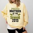 Senior Class Of 2019 Tshirt Graduation Awesome Brother Comfort Colors Sweatshirt Butter