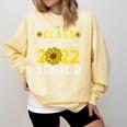 Senior Class Of 2022 Sunflower Graduation Seniors 22 Comfort Colors Sweatshirt Butter