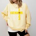 Senior Class Of 2023 Sunflower Graduation Seniors 23 Comfort Colors Sweatshirt Butter