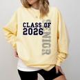 Senior Class Of 2026 Graduation Year High School & College Comfort Colors Sweatshirt Butter