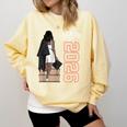 Senior Class Of 2026 Melanin Girl 2026 Graduation Comfort Colors Sweatshirt Butter
