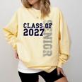 Senior Class Of 2027 Graduation Year High School & College Comfort Colors Sweatshirt Butter