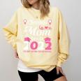 Senior Mom Of A Class Of 2022 Heart School Graduation Comfort Colors Sweatshirt Butter