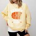 Senior Mom Class Of 2026 Basketball Graduation Comfort Colors Sweatshirt Butter