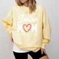Senior Mom Class Of 2026 Graduation Comfort Colors Sweatshirt Butter