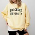 Silly Anti Social SORCERER UNIVERSITY Introvert Stay Away Comfort Colors Sweatshirt Butter
