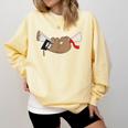 Sloth Graduation Shirt Cute Animal Diploma Grad Comfort Colors Sweatshirt Butter