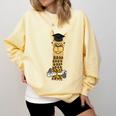 SmileteesGrad Llama Graduation T-Shirt Comfort Colors Sweatshirt Butter