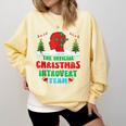 Snow Christmas Introvert Team Introverted Introvert Xmas Comfort Colors Sweatshirt Butter