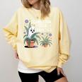 Social Anxiety Introvert Nervous Awkward Socially Comfort Colors Sweatshirt Butter