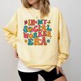 In My Social Worker Era Cute Social Worker Graduation MSW Comfort Colors Sweatshirt Butter