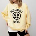 Socially Awkward Introvert Social Anxious Awkwardly Social Comfort Colors Sweatshirt Butter