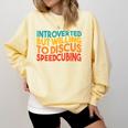 Speedcuber Introvert Cube Solver Speedsolving Speedcubing Comfort Colors Sweatshirt Butter