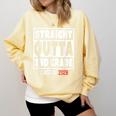 Straight Outta 2nd Grade Class Of 2028 Shirt Graduation Comfort Colors Sweatshirt Butter