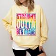 Straight Outta 8th Grade Great Graduation Eighth Grade Comfort Colors Sweatshirt Butter