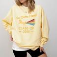 STRAIGHT OUTTA HIGH SCHOOL 2018 Grad Graduation Shirt Comfort Colors Sweatshirt Butter