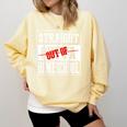 Straight Outta Homeschool Shirt Graduation Comfort Colors Sweatshirt Butter