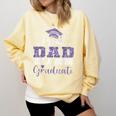 Super Proud Dad Of 2026 Graduate Senior Graduation Family Comfort Colors Sweatshirt Butter