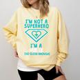 Superhero RN Nurse Shirt Graduation Comfort Colors Sweatshirt Butter