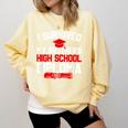 I Survived My Brother's High School Diploma Graduation Comfort Colors Sweatshirt Butter