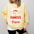 i Survived My Fiance's Nursing Degree Graduation Gifts Comfort Colors Sweatshirt Butter