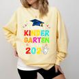 I Survived Kindergarten Graduation 2025 Graduate Boys Girls Comfort Colors Sweatshirt Butter