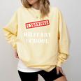 I Survived Military School Graduation Straight Outta Comfort Colors Sweatshirt Butter