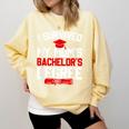 I Survived My Mom's Bachelor's Degree Graduation Comfort Colors Sweatshirt Butter