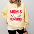 I Survived My Mom’s Nursing Degree Nurse Nursing Graduation Comfort Colors Sweatshirt Butter