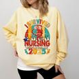 I Survived Nursing School Class Of 2025 Proud Graduation Comfort Colors Sweatshirt Butter