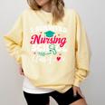 I Survived Nursing School Class Of 2026 Nurse Graduation Comfort Colors Sweatshirt Butter