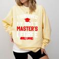 I Survived My Wife's Master's Degree Graduation Comfort Colors Sweatshirt Butter