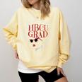 Historical College Graduation HBCU Grad Black Queen Comfort Colors Sweatshirt Butter