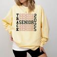 Track Senior Night Track Senior 2025 Graduation 60 Comfort Colors Sweatshirt Butter