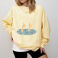 Two Thumbs Up I'm Fine Sarcastic Meme Introvert Humor Comfort Colors Sweatshirt Butter
