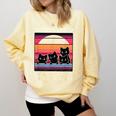 Unique Art For Introverted Cat Fans -Adults Cat Humorous Introvert Small Comfort Colors Sweatshirt Butter