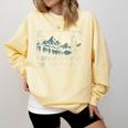 I Wanna Be Where The People Arent Hiking Camping Introvert Comfort Colors Sweatshirt Butter I Wanna Be Where The People Arent Hiking Camping Introvert Comfort Colors Sweatshirt Butter