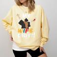 My Wife Did It Graduation Congratulation Graduate You Did It Comfort Colors Sweatshirt Butter