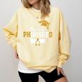 My Wife Phinished PhD Graduation Family Matching Comfort Colors Sweatshirt Butter
