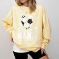 Women's Senior Nana Class Of 2026 Soccer Graduation Heart Comfort Colors Sweatshirt Butter